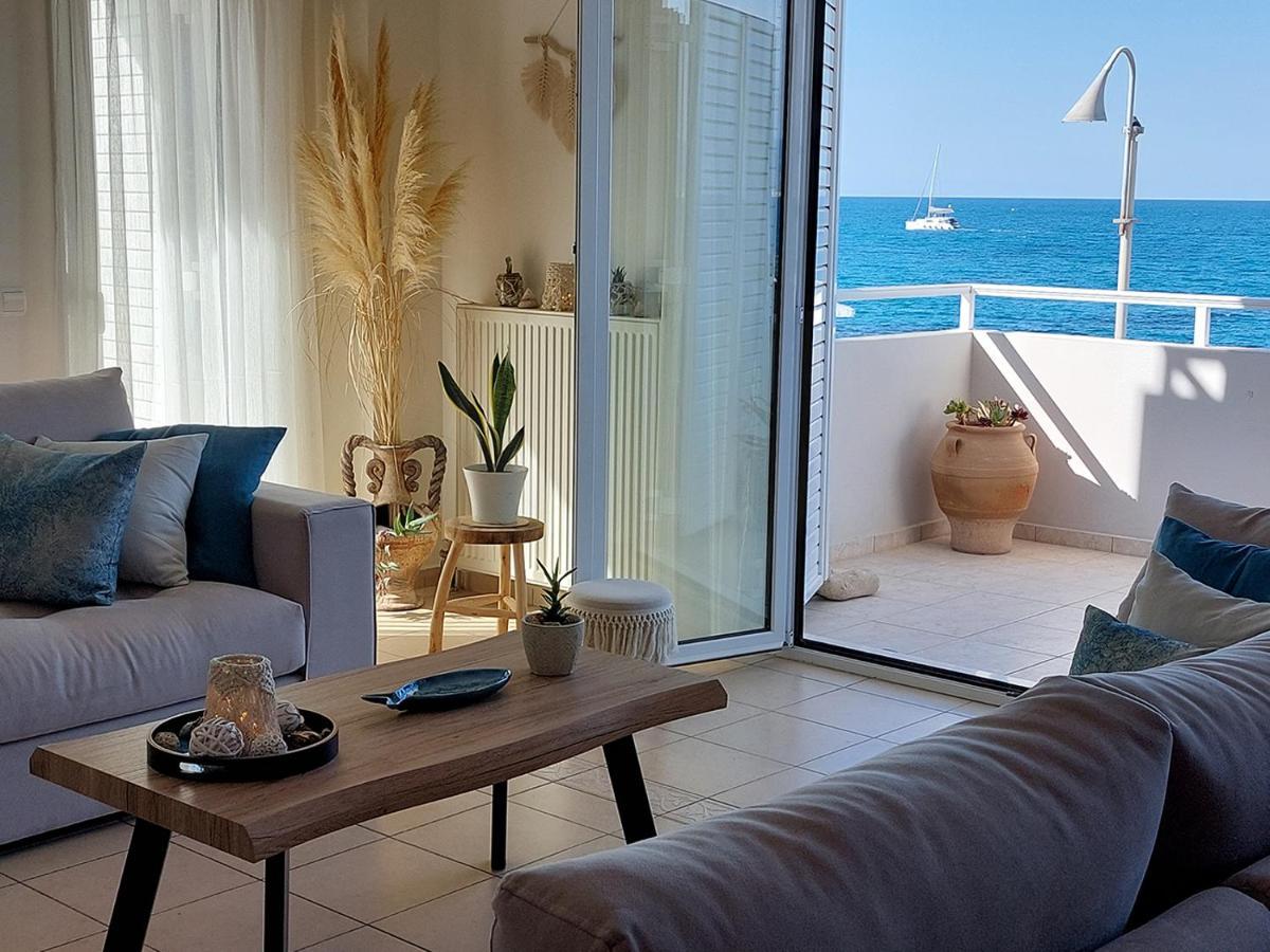 Amazing Beachfront Apartment In Hersonissos Экстерьер фото